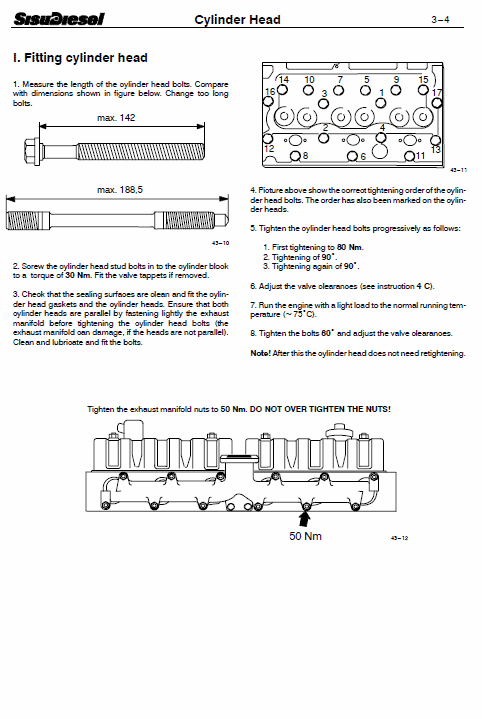 Agco Sisu 645 Engines Workshop Repair Service Manual