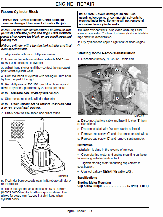 John Deere 717, 727 Ztrak Technical Service Manual