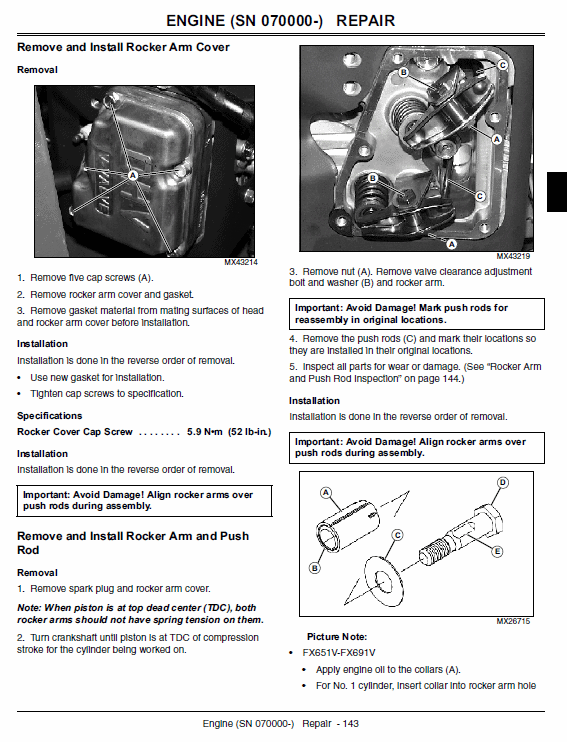 John Deere 647a, 657a, 667a Quicktrak Technical Service Manual