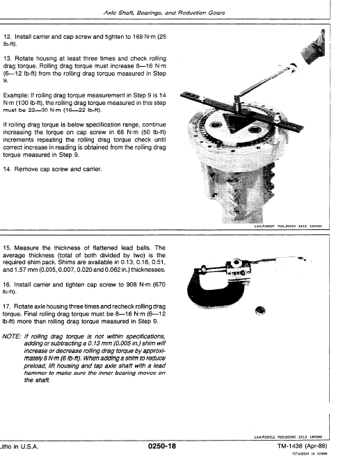 John Deere 540d, 548d Skidder Service Manual