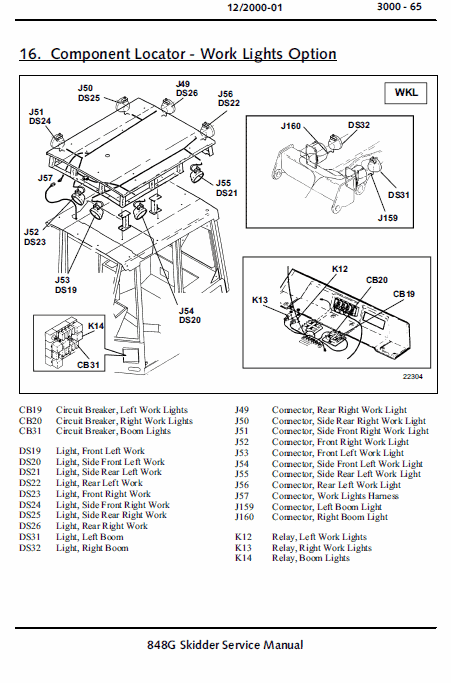 John Deere 848g Skidder Service Manual Tm-1898