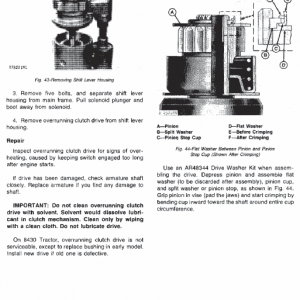 John Deere 8430, 8630 Tractor Service Manual Tm-1143