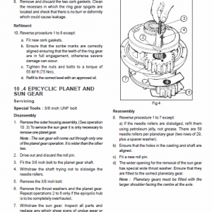 Massey Ferguson 2625 Tractors Service Workshop Manual