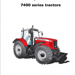 Massey Ferguson 7465, 7475, 7480 Tractor Service Manual