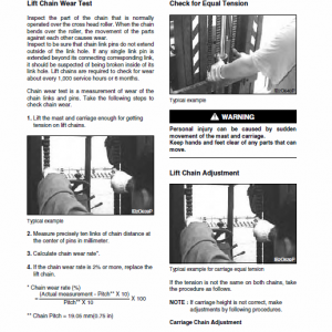 Doosan Daewoo B20s-3, B25s-3, B30s-3 Forklift Repair Service Manual