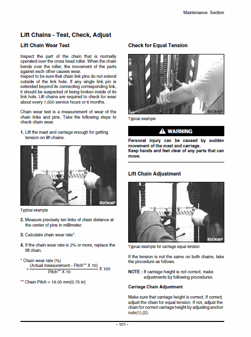 Doosan Daewoo B20s-3, B25s-3, B30s-3 Forklift Repair Service Manual