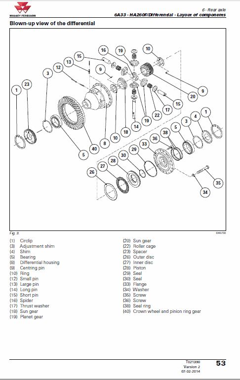 Massey Ferguson 8727, 8730, 8732, 8735, 8737 Tractor Service Manual