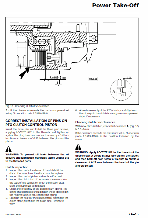 Massey Ferguson 3315, 3325, 3330 Tractor Service Manual