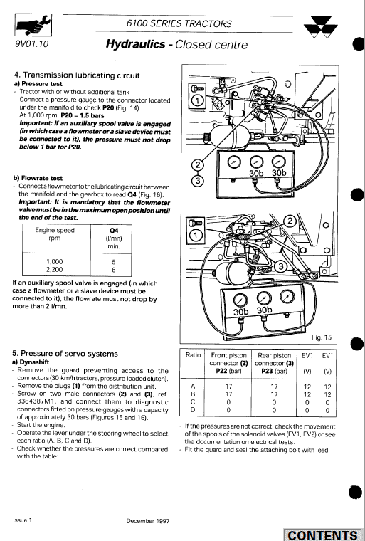 Massey Ferguson 6160, 6170, 6180, 6190 Tractor Service Manual