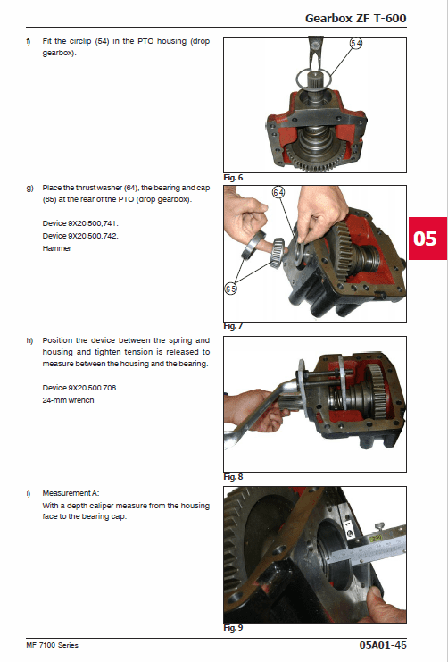 Massey Ferguson 7140, 7150, 7170, 7180 Tractor Service Manual