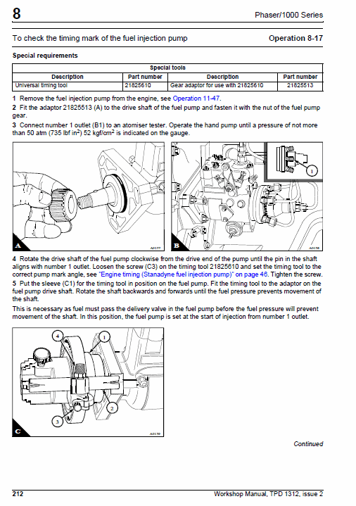 Perkins Engines Phaser And 1000 Series Workshop Repair Service Manual