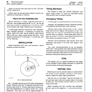 John Deere 440, 440a, 440b Skidder Service Manual Tm-1009