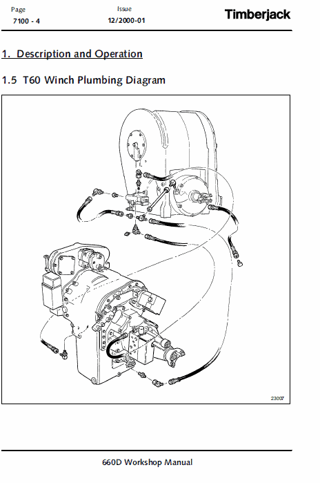 John Deere 660d Skidder Service Manual Tm-1124