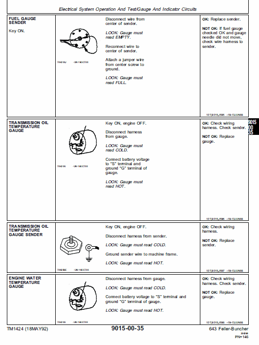 John Deere 643 Feller Buncher Service Manual