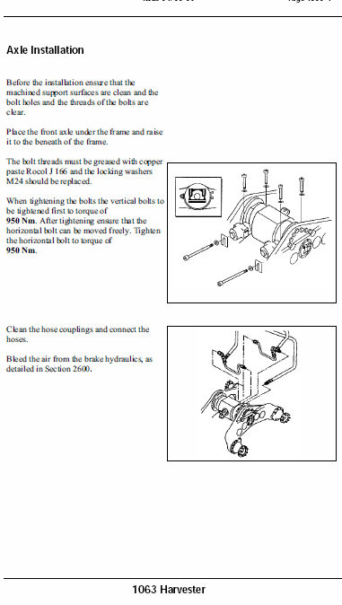 John Deere 1063 Harvester Service Manual Tm-1997