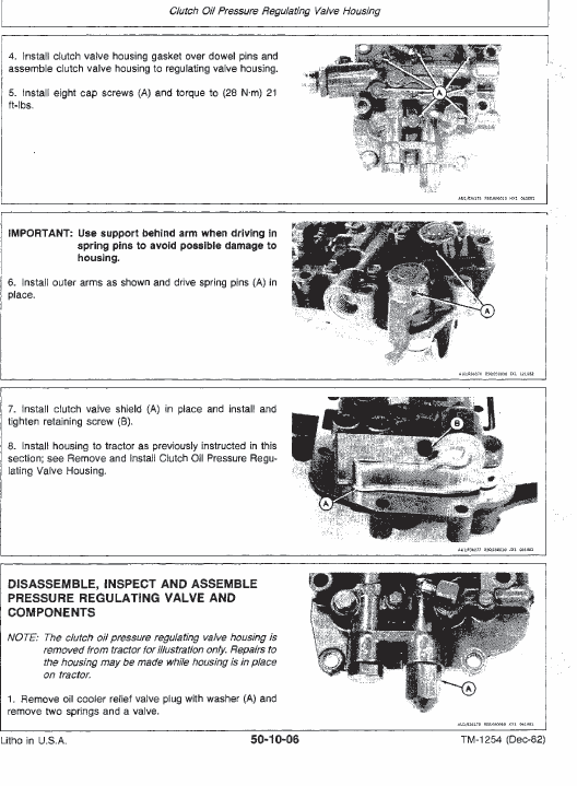 John Deere 8850 Tractor Service Manual Tm-1254