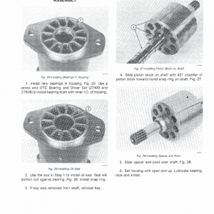 John Deere 125 Skid-steer Loader Service Manual