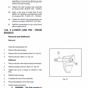 Massey Ferguson Mf 240, 240s Tractor Service Manual