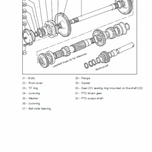 Massey Ferguson Mf 415, 425, 435, 440 Tractor Service Manual