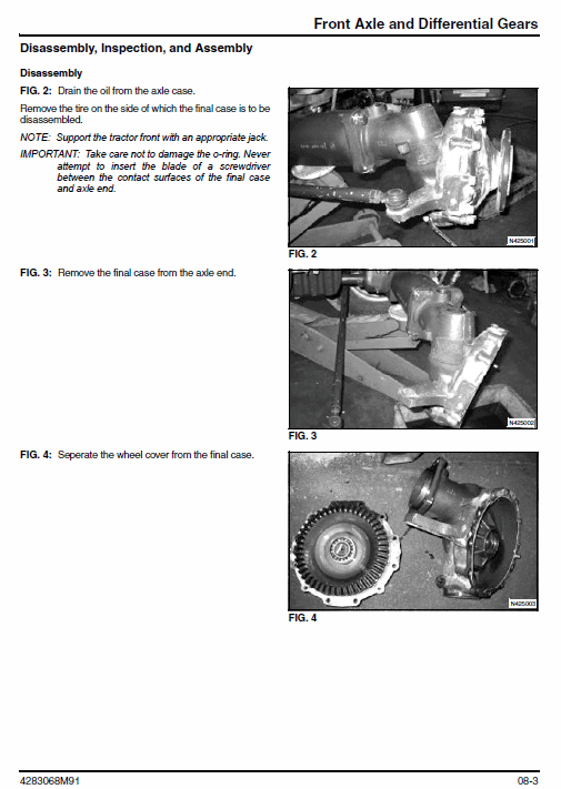 Massey Ferguson 1523 Tractors Service Workshop Manual