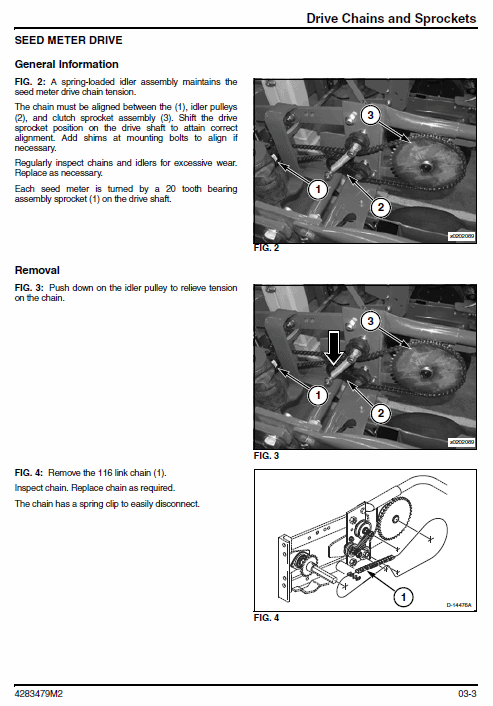 Massey Ferguson 8936 Planter Repair Service Manual