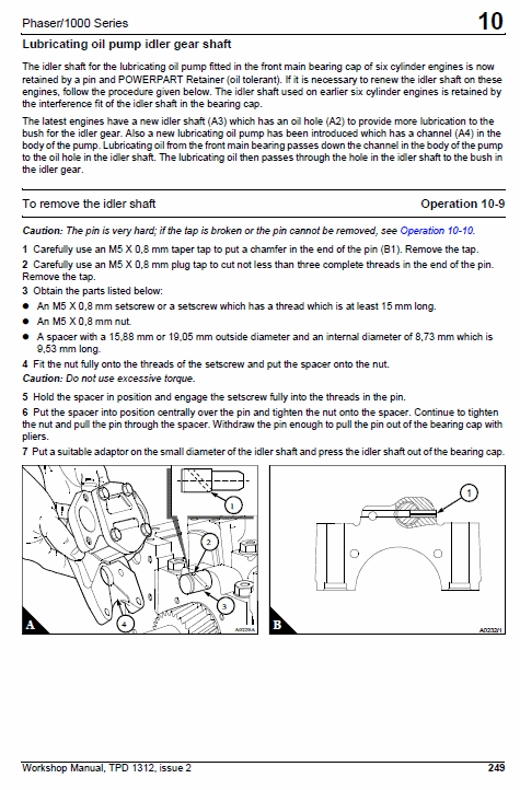 Perkins Engines Phaser And 1000 Series Workshop Repair Service Manual