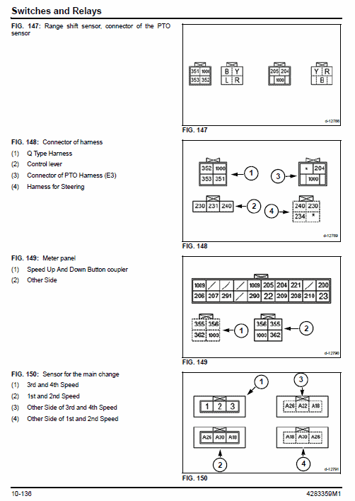 Massey Ferguson 1533, 1540, 1547, 1552, 1560 Tractors Service Workshop Manual