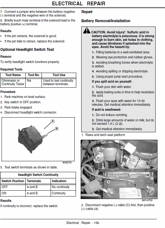 John Deere 717, 727 Ztrak Technical Service Manual