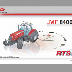 Massey Ferguson 8450, 8460, 8470, 8480 Tractor Service Manual