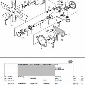 Massey Ferguson 4435, 4445, 4455 Tractor Service Manual