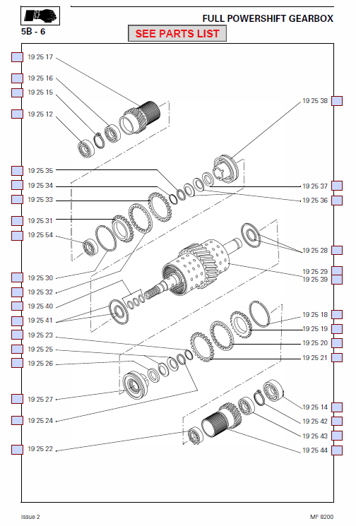 Massey Ferguson 8260, 8270, 8280 Tractor Service Manual