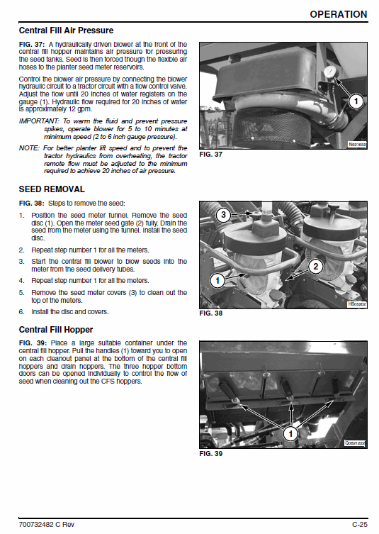 Massey Ferguson 8816, 8824 Planter Service Manual