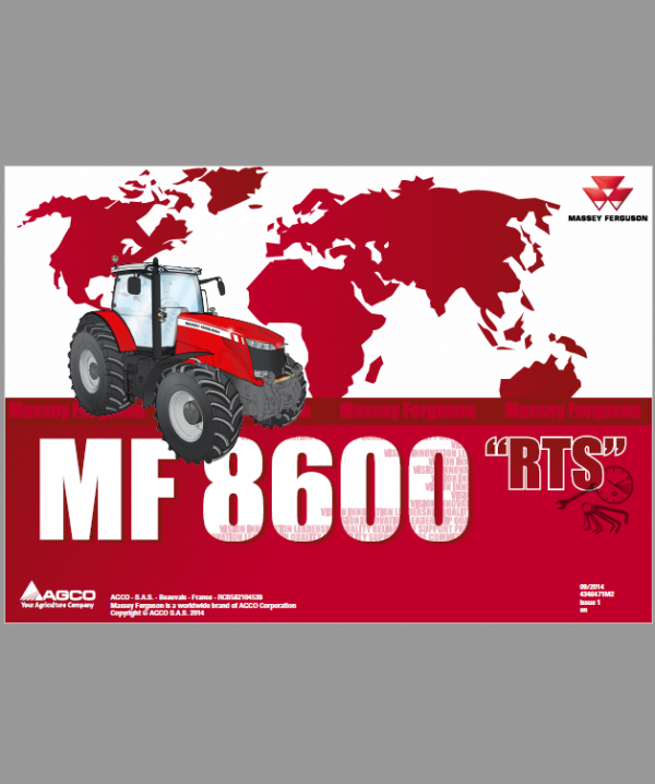 Massey Ferguson 8650, 8660, 8670, 8680, 8690 Tier 3 Tractor Service Manual