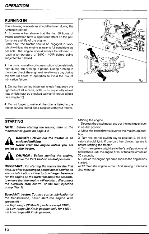 Massey Ferguson 6160, 6170, 6180, 6190 Tractor Service Manual