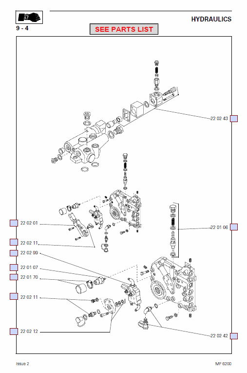 Massey Ferguson 6235, 6245, 6255, 6260 Tractor Service Manual