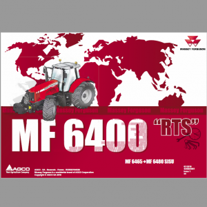 Massey Ferguson 6445, 6455, 6460, 6465, 6470, 6475, 6480 Tractor Service Manual