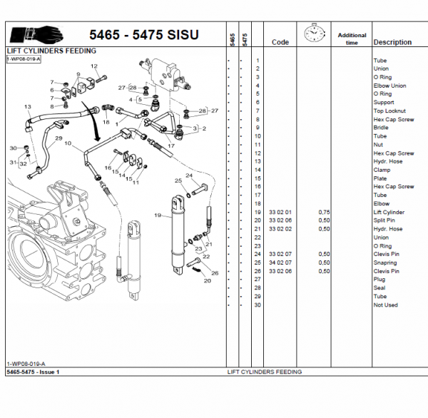 Massey Ferguson 5425, 5435, 5445, 5460, 5465, 5470, 5475, 5480 Tractors Workshop Manual