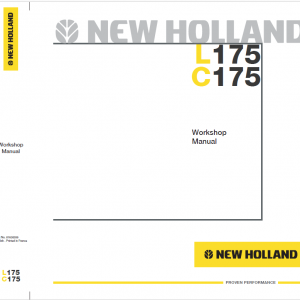 New Holland L175 Skidsteer Service Manual