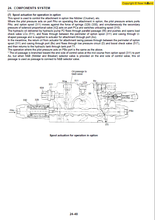 New Holland E140csr Excavator Service Manual