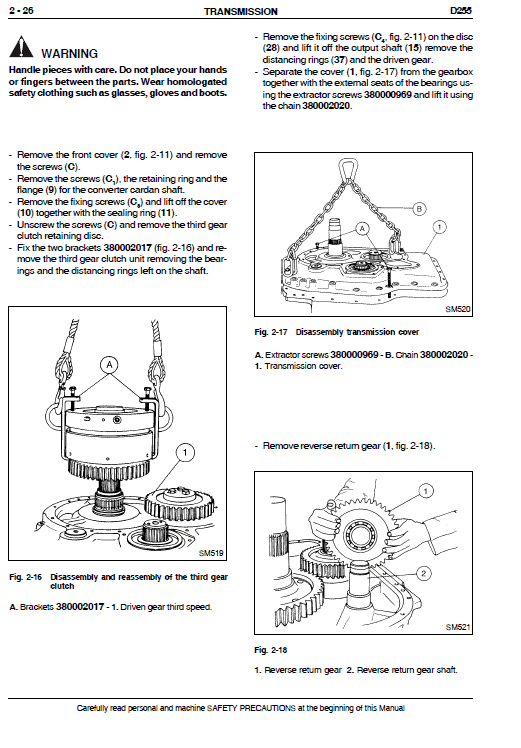 New Holland D255 Bulldozer Dozer Service Manual