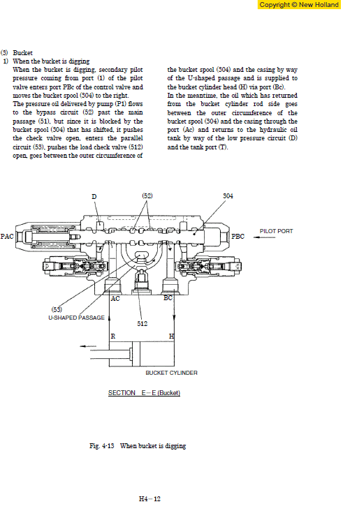 New Holland E200sr Excavator Service Manual