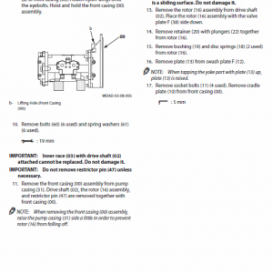 Hitachi Zx130-5b And Zx130lcn-5b Excavator Service Manual