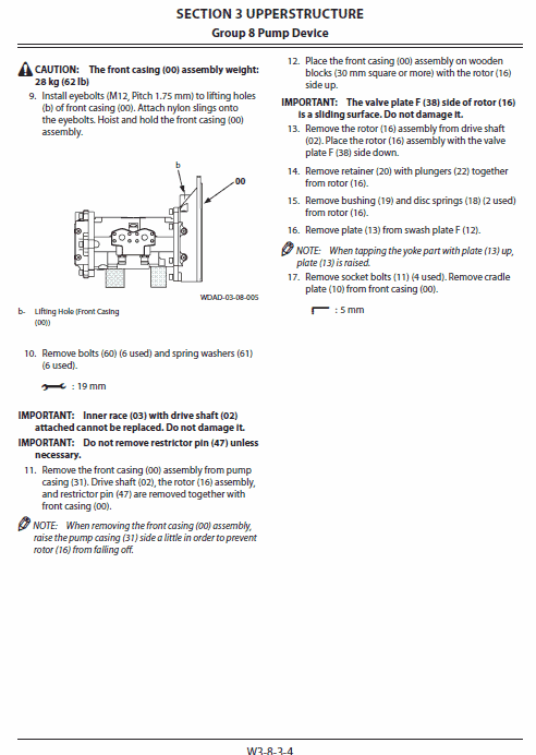 Hitachi Zx130-5b And Zx130lcn-5b Excavator Service Manual