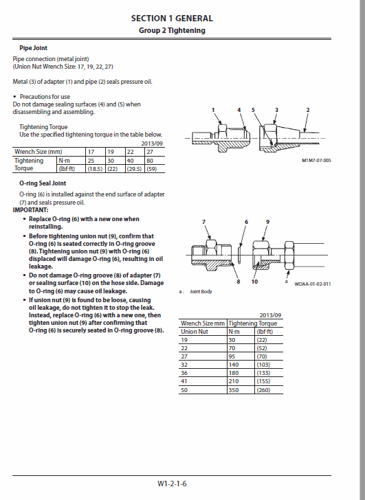 Hitachi Zx17u-5a And Zx19u-5a Excavator Service Manual