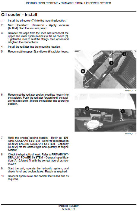 New Holland L180, L185 And L190 Skidsteer Service Manual