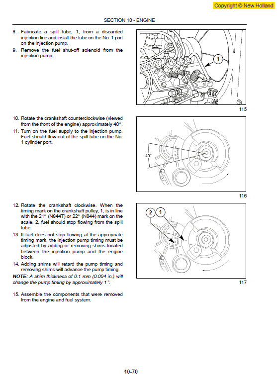 New Holland Ls160 And Ls170 Skidsteer Service Manual