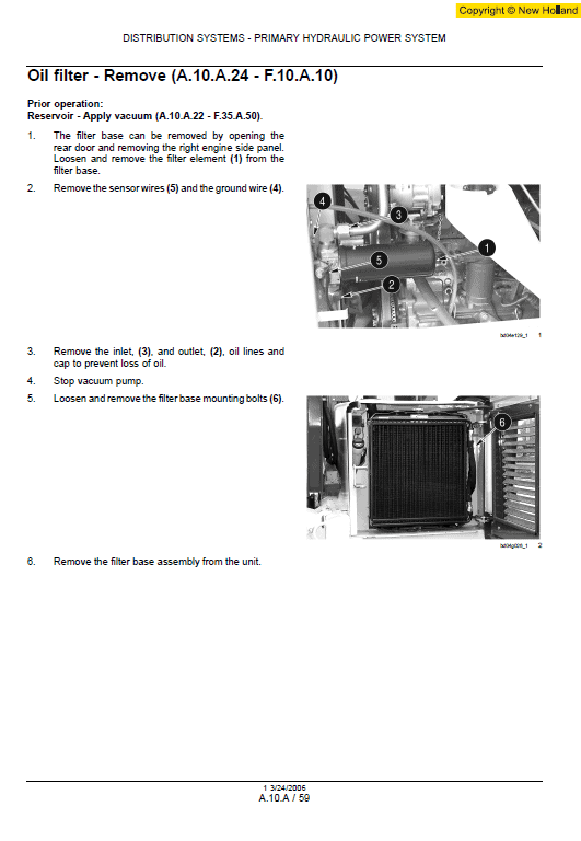 New Holland Ls180.b, Ls185.b And Ls190.b Skidsteer Service Manual