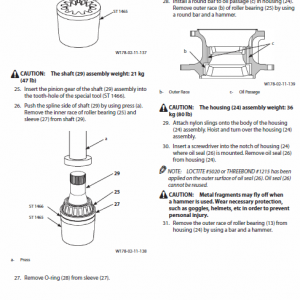 Hitachi Zx130-5b And Zx130lcn-5b Excavator Service Manual