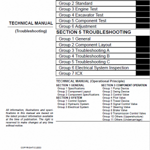 Hitachi Zaxis Zx130w Wheeled Excavator Service Manual