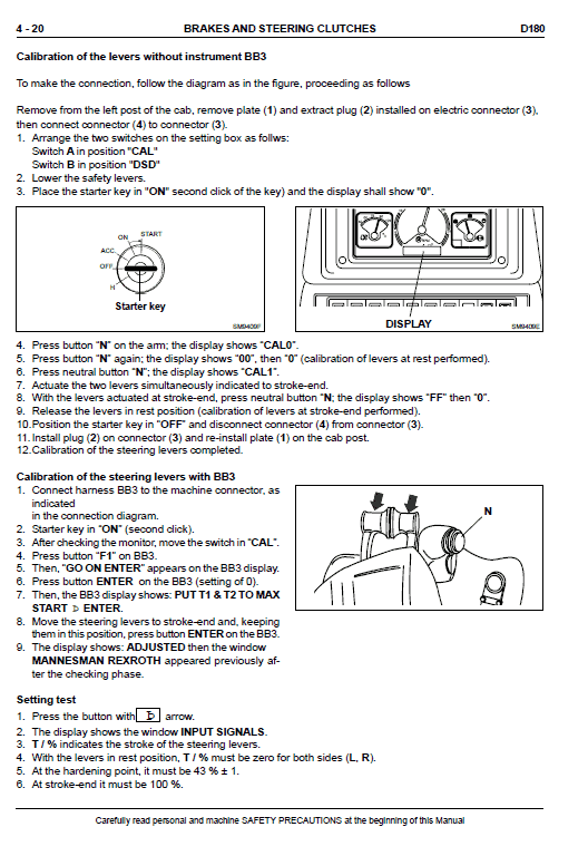 New Holland D180 Bulldozer Dozer Service Manual